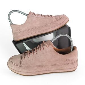UGG Blake Suede Casual Lace-up Fashion Sneakers Dusk Pink 1019109 Women's 6.5